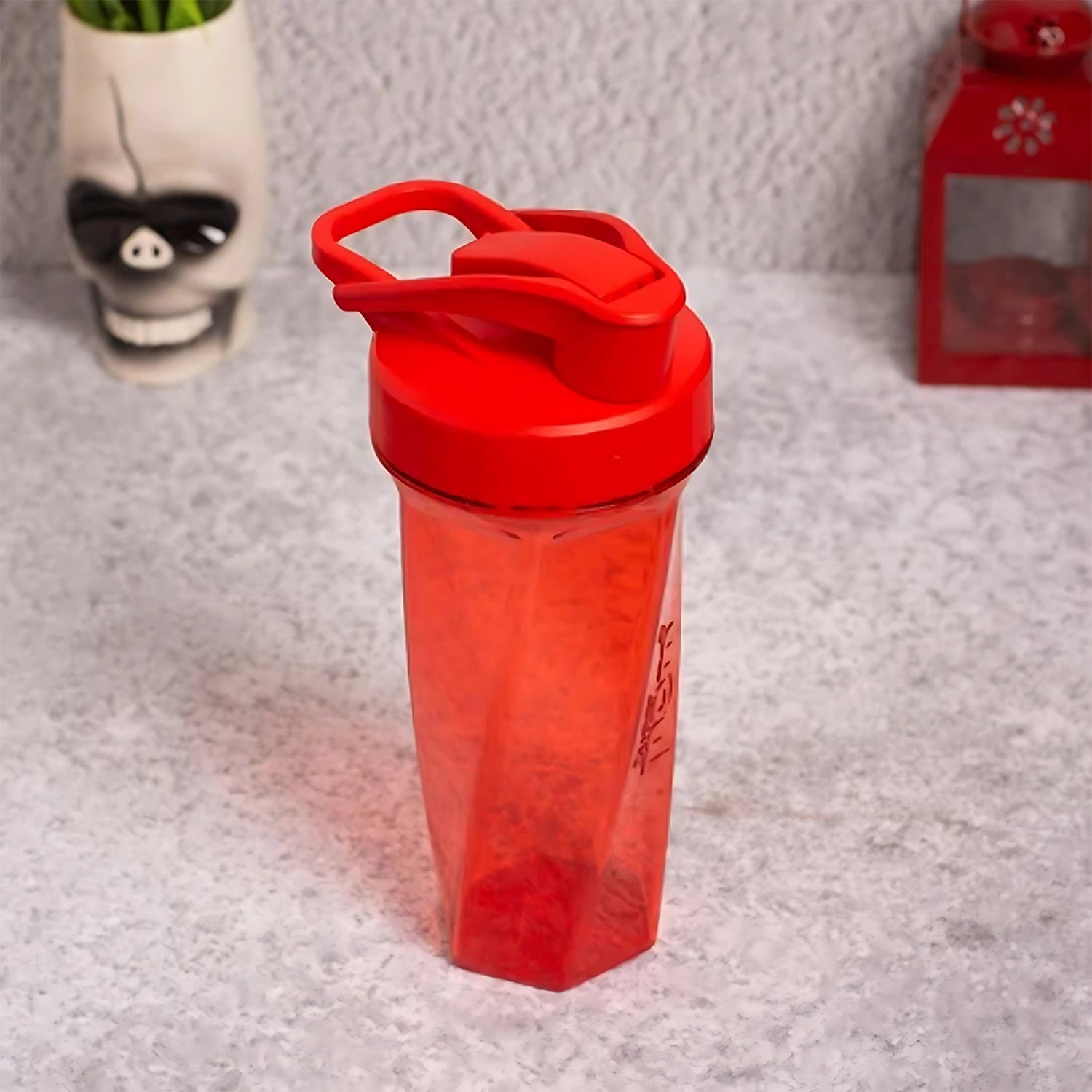 Supermom Manual Stirring Fitness Shaker Bottle with Hand Crank Approx 800 ML (1 Pc) Supermom Manual Stirring Fitness Shaker Bottle with Hand Crank Approx 800 ML (1 Pc)